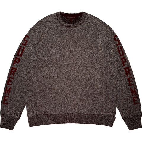 Supreme Reflective Sweater - Orange