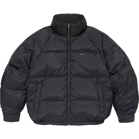 Supreme Reversible Down Puffer Jacket - Black