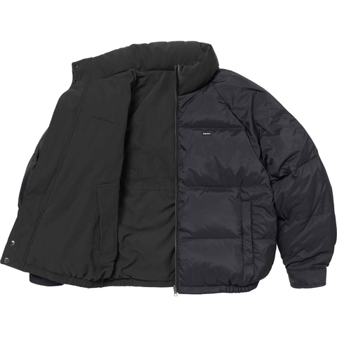 Supreme Reversible Down Puffer Jacket - Black