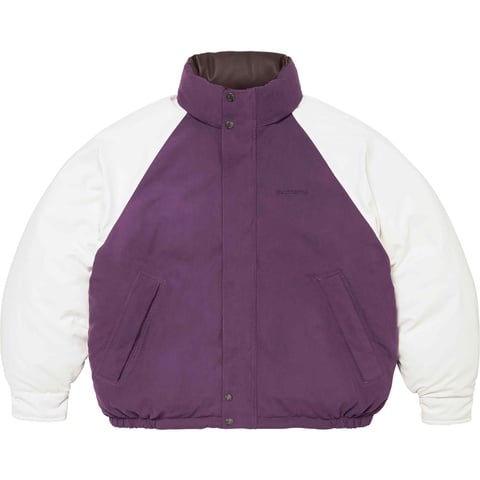 Supreme Reversible Down Puffer Jacket - Purple