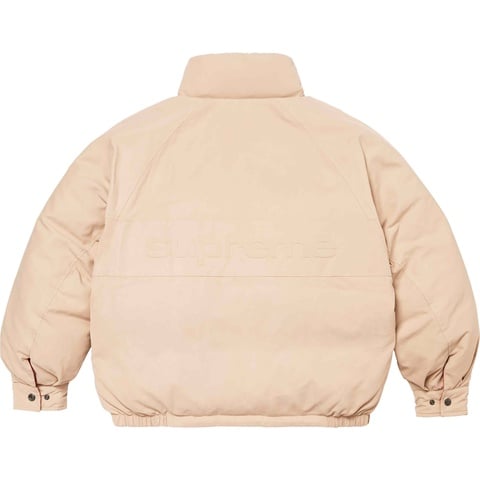 Supreme Reversible Down Puffer Jacket - Tan