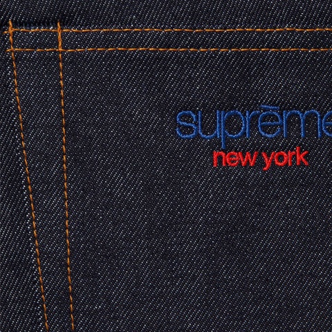 Rigid Baggy Selvedge Denim Short - Supreme