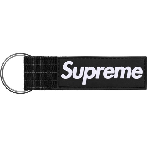 Supreme Ripstop Keychain - Black