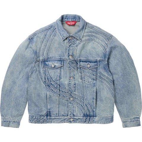 S Logo Denim Trucker Jacket - spring/summer 2024 - Supreme