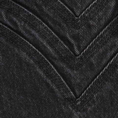 Supreme S Logo Loose Fit Jean - Washed Black