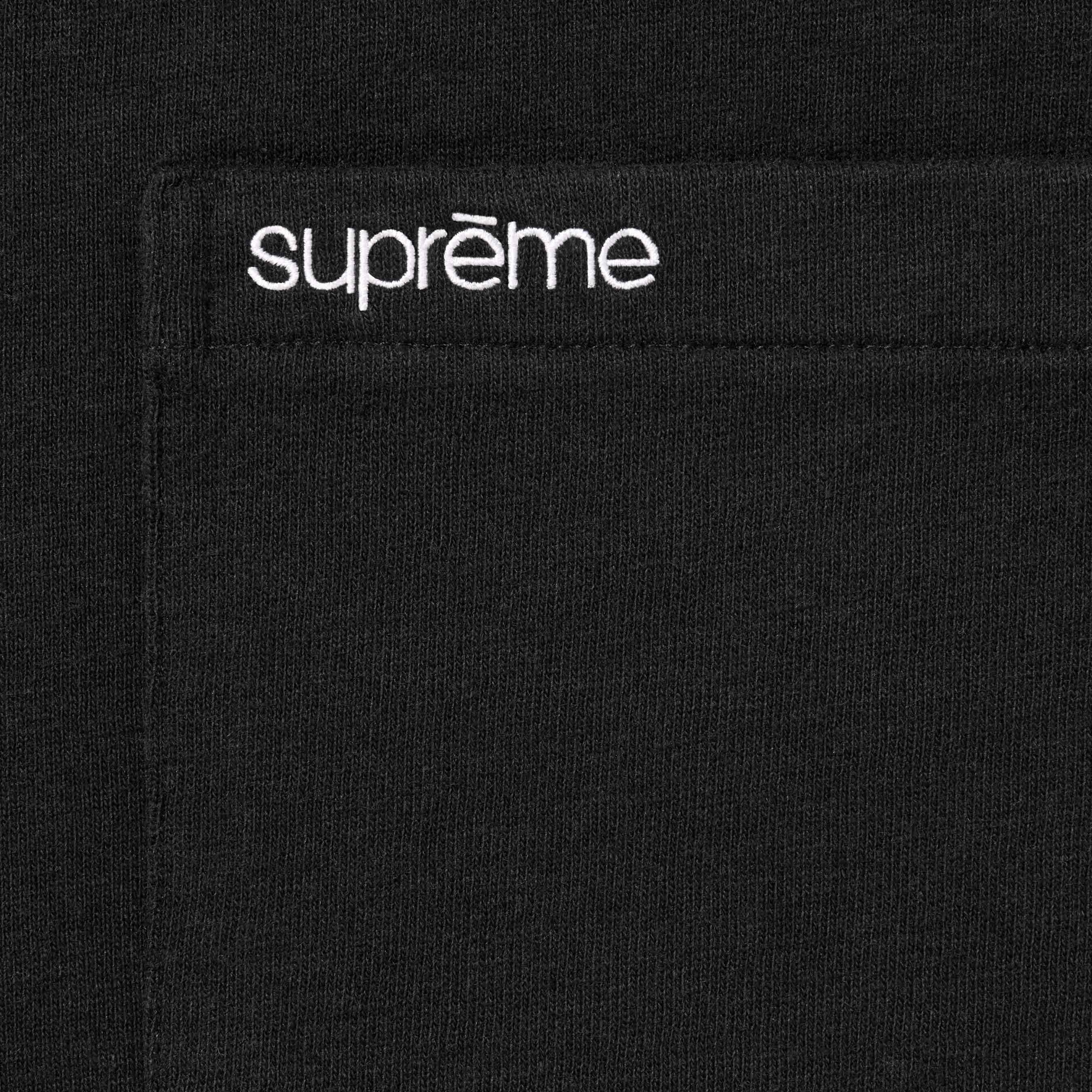 Supreme S S Pocket Tee (SS24) - Black - $60