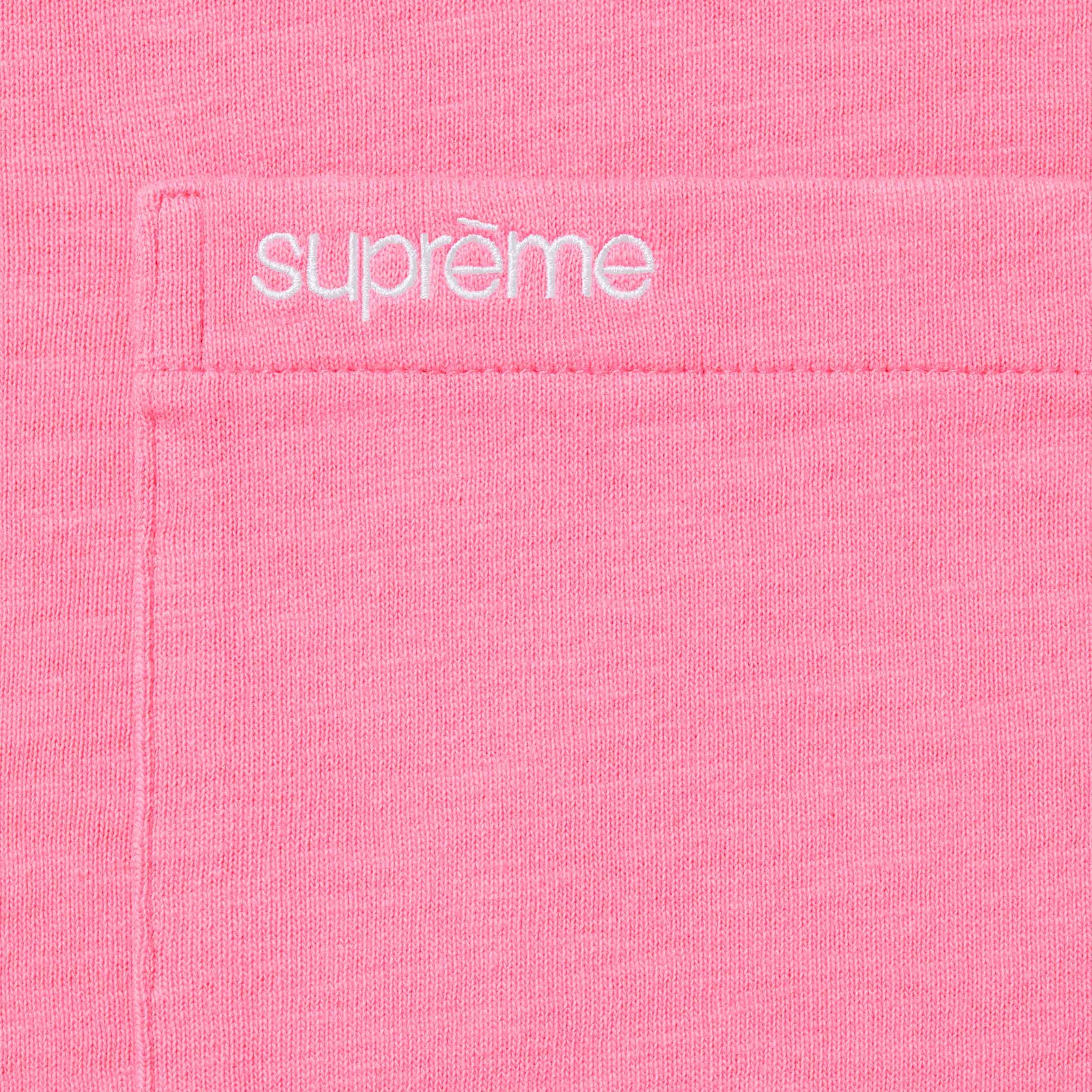 Supreme S S Pocket Tee (SS24) - Pink - $60