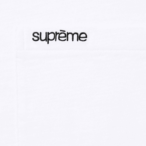 Supreme S/S Pocket Tee - White