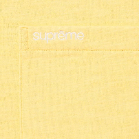 Supreme S/S Pocket Tee - Yellow