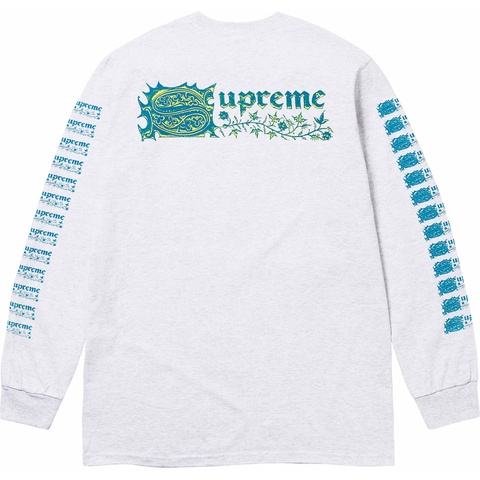 Supreme Saint Sebastian L/S Tee - Ash Grey