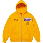 Supreme Salvation Zip Up Hooded Sweatshirt (SS24) - Gold
