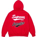 Supreme Salvation Zip Up Hooded Sweatshirt (SS24) - Red