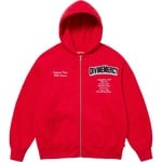 Supreme Salvation Zip Up Hooded Sweatshirt (SS24) - Red