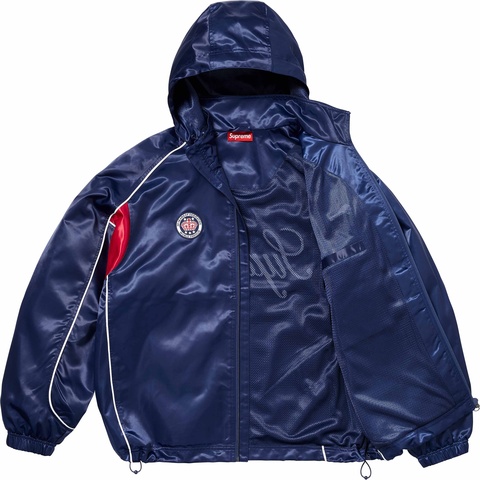 Satin Hooded Track Jacket - spring/summer 2024 - Supreme