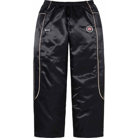 Supreme Satin Track Pant - Black