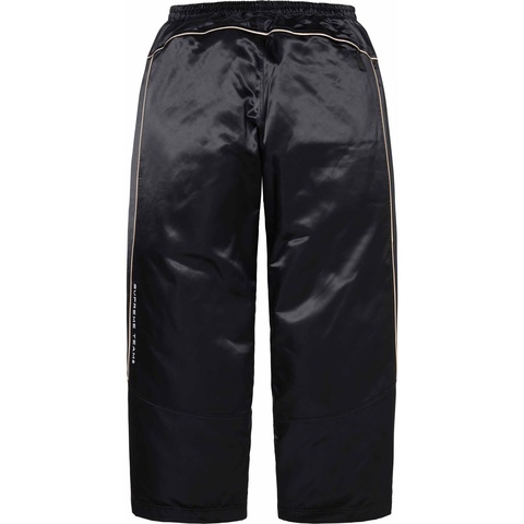 【SUPREME】 Satin Piping track pant black Supreme Satin Track Pant Black Men's - SS24 - US