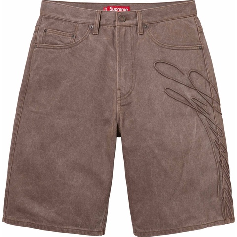 Script Baggy Denim Short - spring/summer 2024 - Supreme