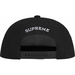 Supreme Script Logo 6-Panel (SS24) - Black