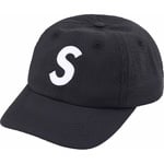 Supreme Seersucker S Logo 6-Panel (SS24) - Black
