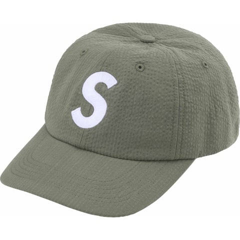 美品⭐︎Supreme Seersucker S Logo 6 Panel 黄 Buy Supreme Seersucker S Logo 6-Panel 'Yellow' - SS24H4 YELLOW | GOAT