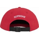 Supreme Seersucker S Logo 6-Panel (SS24) - Red