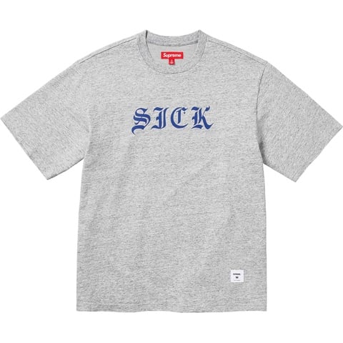 Supreme Sick S/S Top - Heather Grey