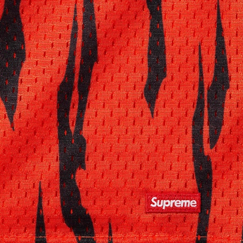Supreme Small Box Baggy Mesh Short - Tiger
