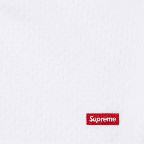 Supreme Small Box Baggy Mesh Short - White