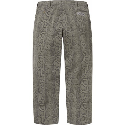 Snake Print Chino Pant - spring/summer 2024 - Supreme