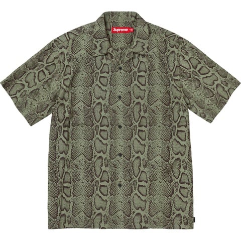 Supreme Snake S/S Shirt - Olive