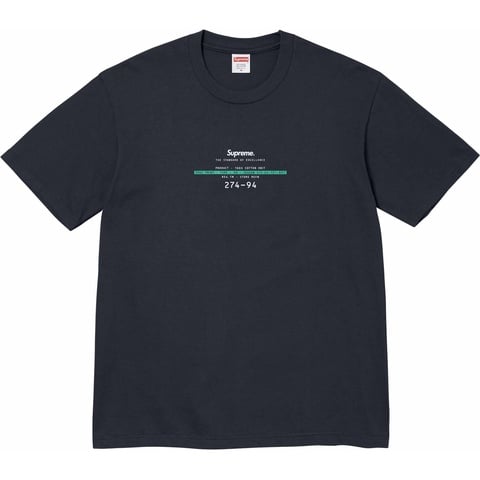 Supreme Standard Tee - Navy