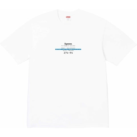 Supreme Standard Tee - White
