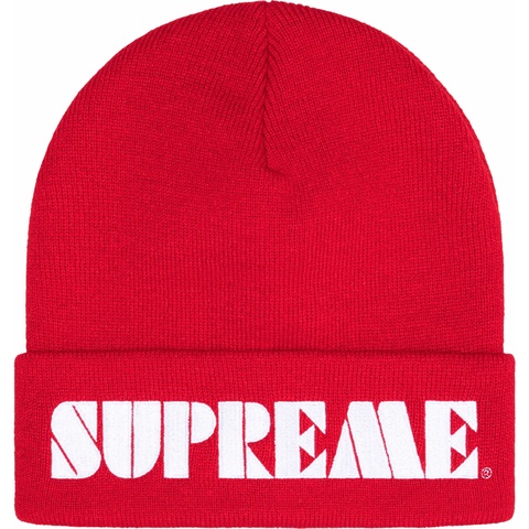 Supreme Stencil Beanie - Red