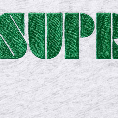 Supreme Stencil Embroidered S/S Top - Ash Grey