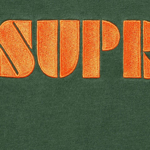 Supreme Stencil Embroidered S/S Top - Green