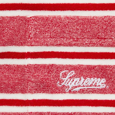 Stripe Terry S/S Polo - spring/summer 2024 - Supreme