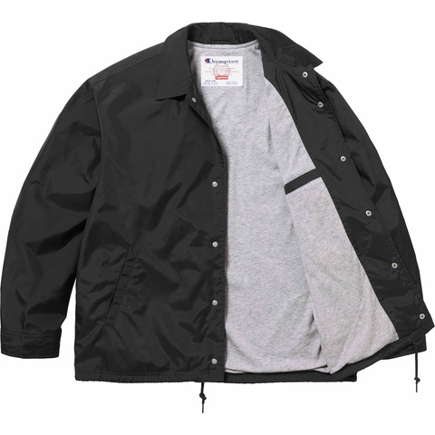 ジャケット・アウター Supreme Champion Coaches Jacket Black L Supreme®/Champion® Coaches Jacket - Supreme