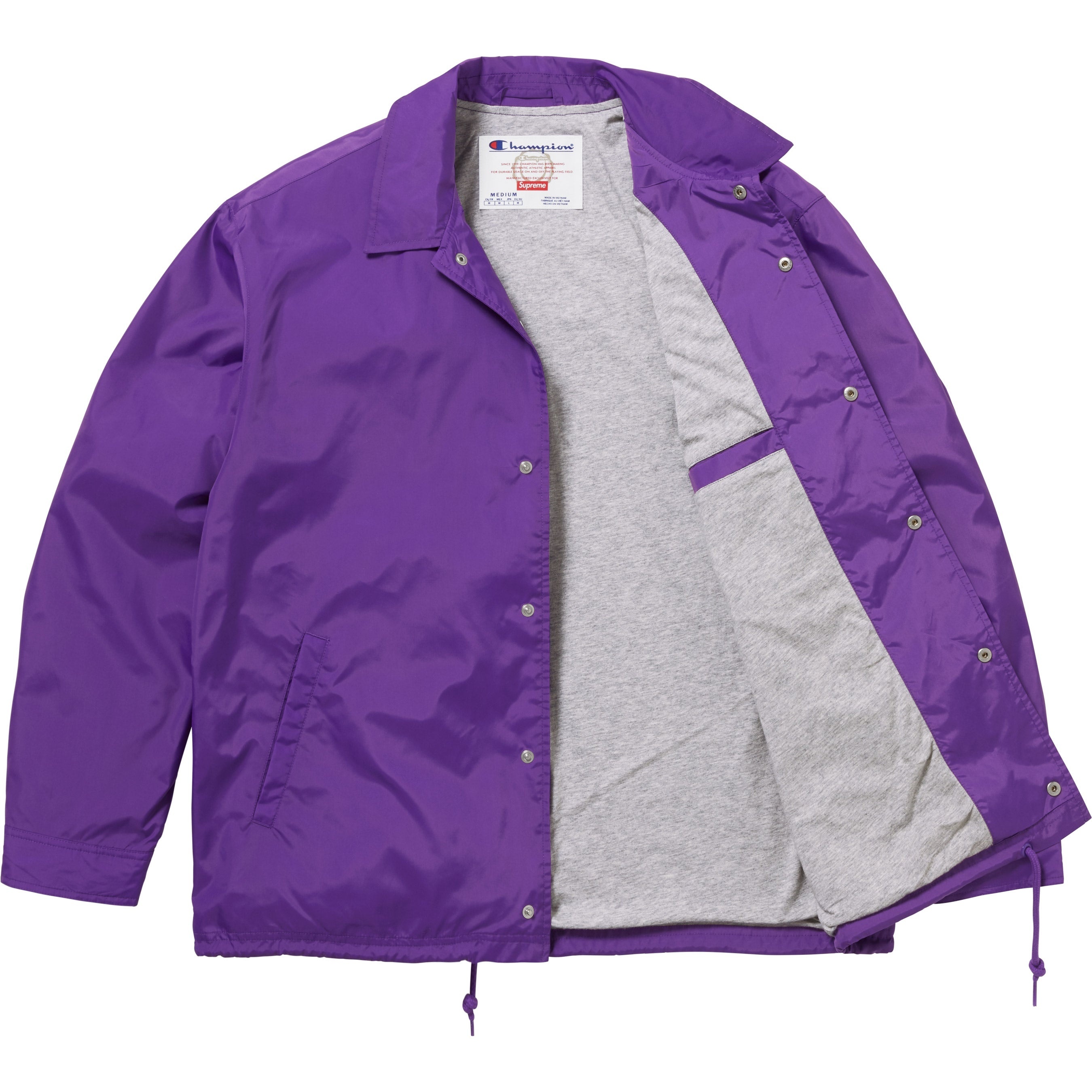 Supreme Supreme Champion Coaches Jacket (SS24) - Purple - $148