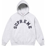 Supreme Supreme Champion Zip Up Hooded Sweatshirt (SS24) - Ash Grey