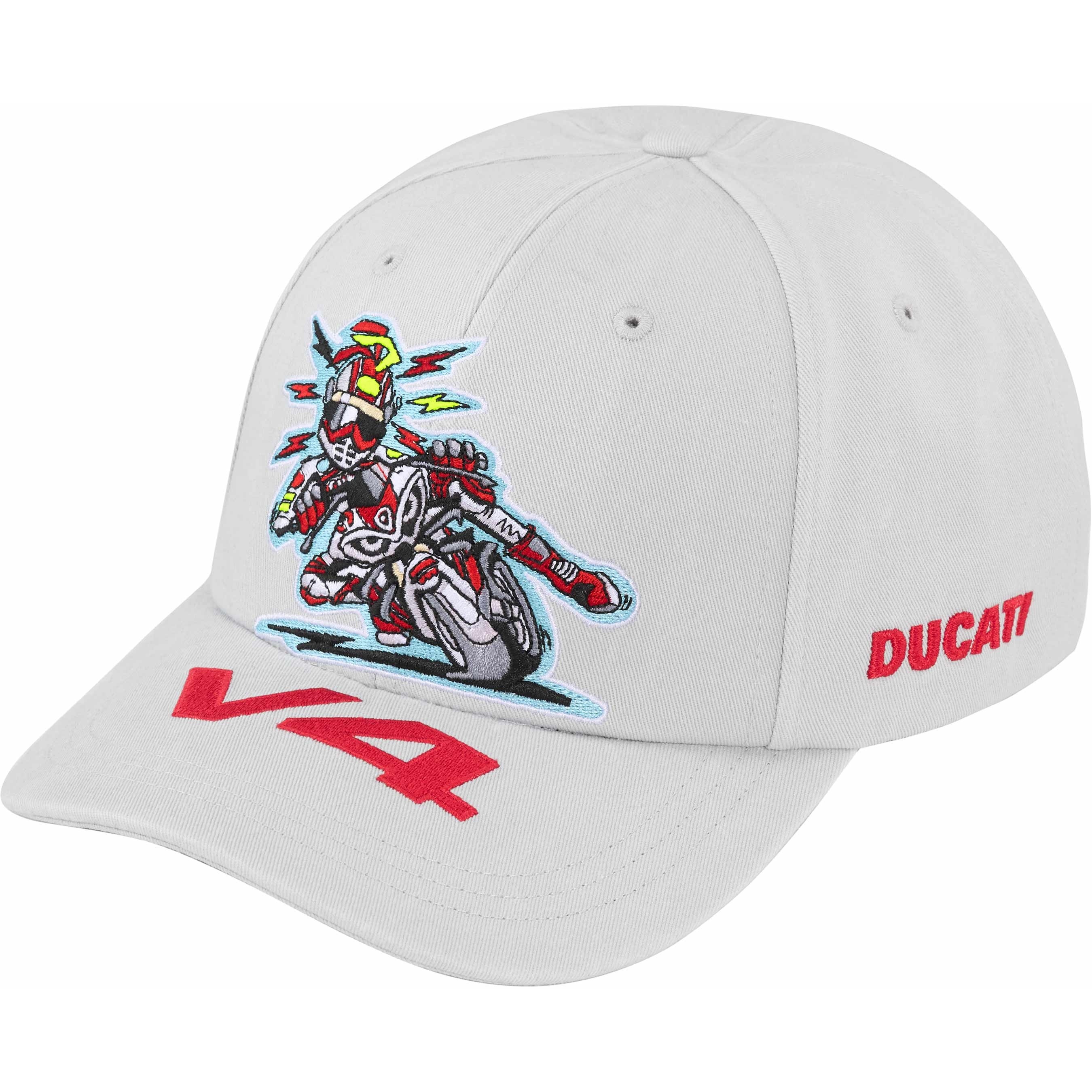 Supreme Supreme Ducati 6-Panel (SS24) - Grey - $58