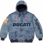 Supreme Supreme Ducati Hooded Racing Jacket (SS24) - Denim