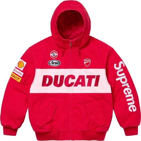 Supreme Supreme®/Ducati® Hooded Racing Jacket - Red