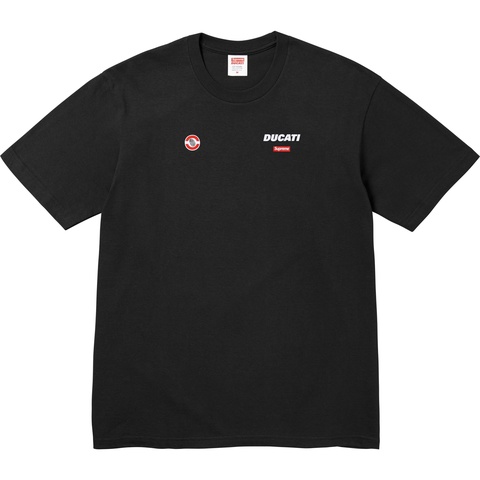 Supreme Supreme®/Ducati® Logos Tee - Black