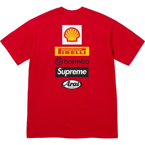 Supreme Supreme®/Ducati® Logos Tee - Red