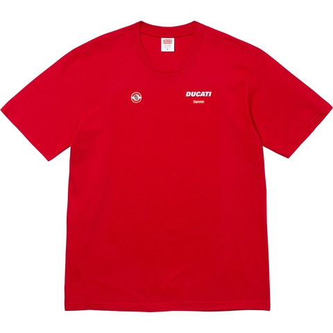 Supreme Supreme®/Ducati® Logos Tee - Red