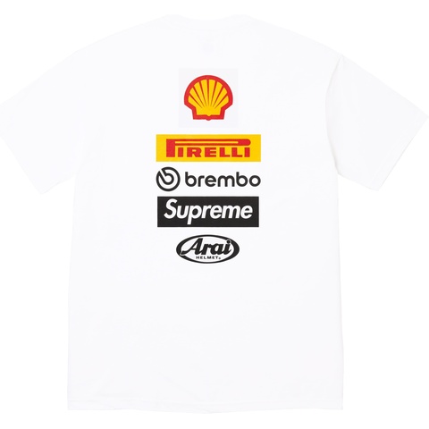 Supreme Supreme®/Ducati® Logos Tee - White