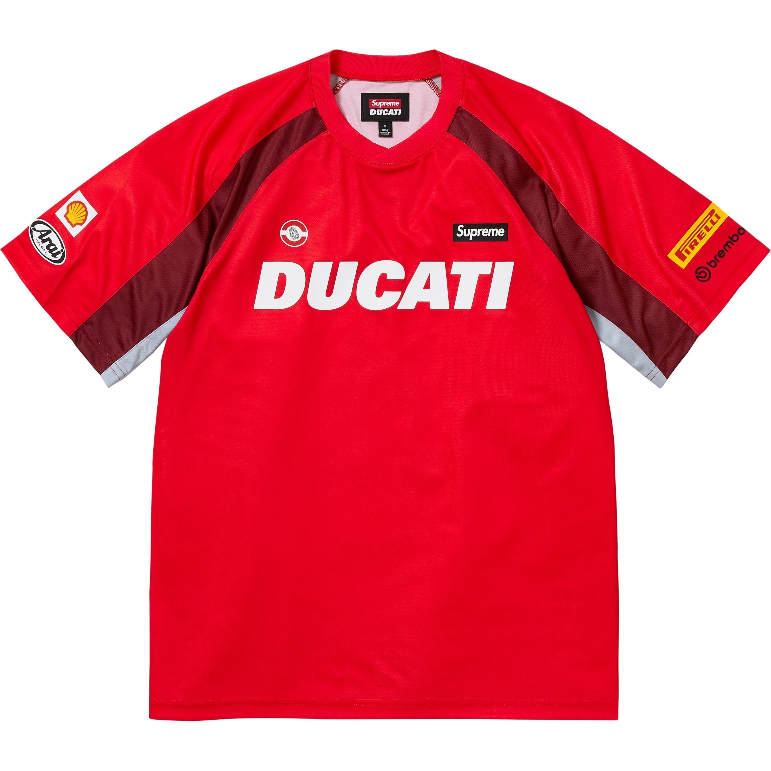 Supreme Supreme Ducati Soccer Jersey (SS24) - Red - $118