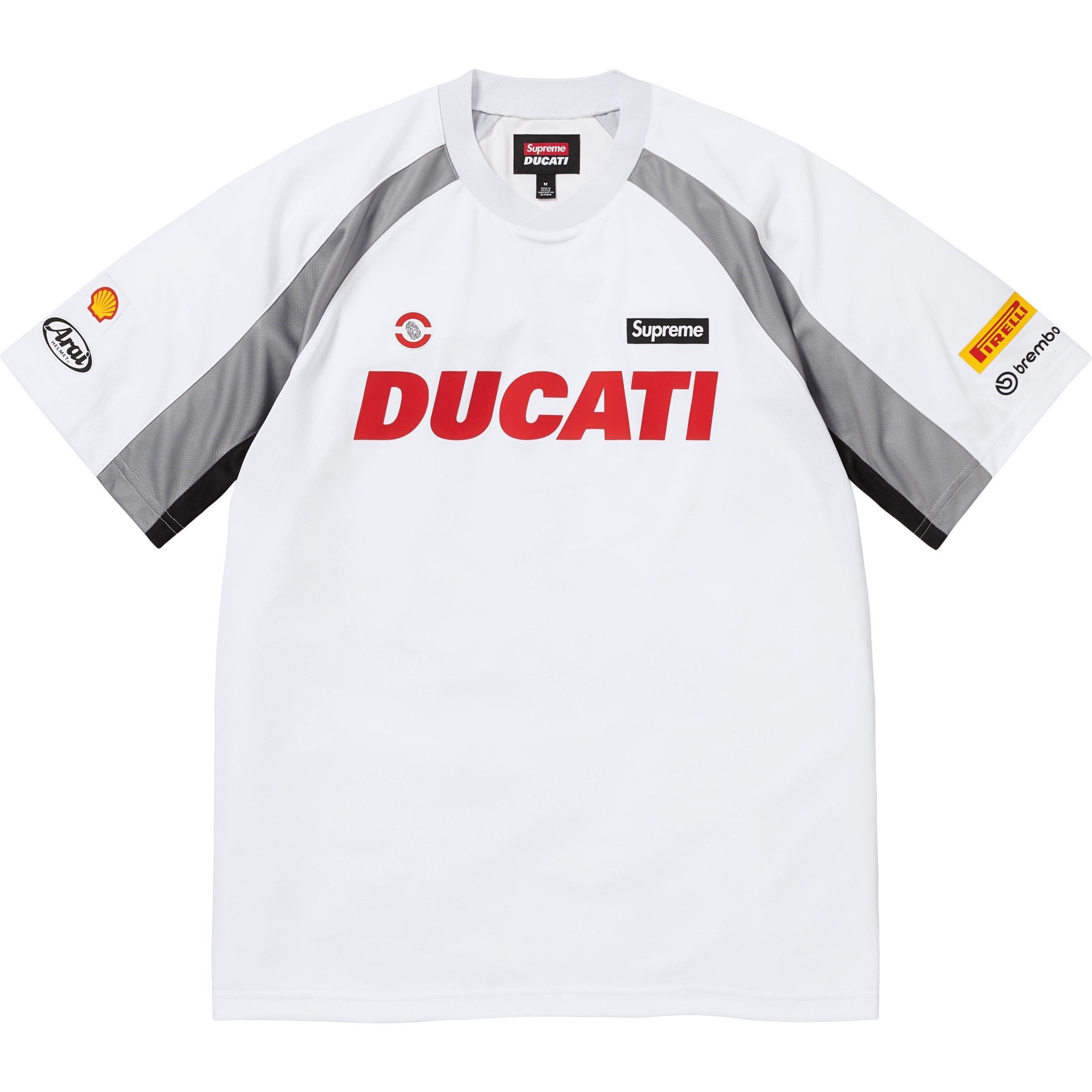 Supreme Supreme Ducati Soccer Jersey (SS24) - White - $118