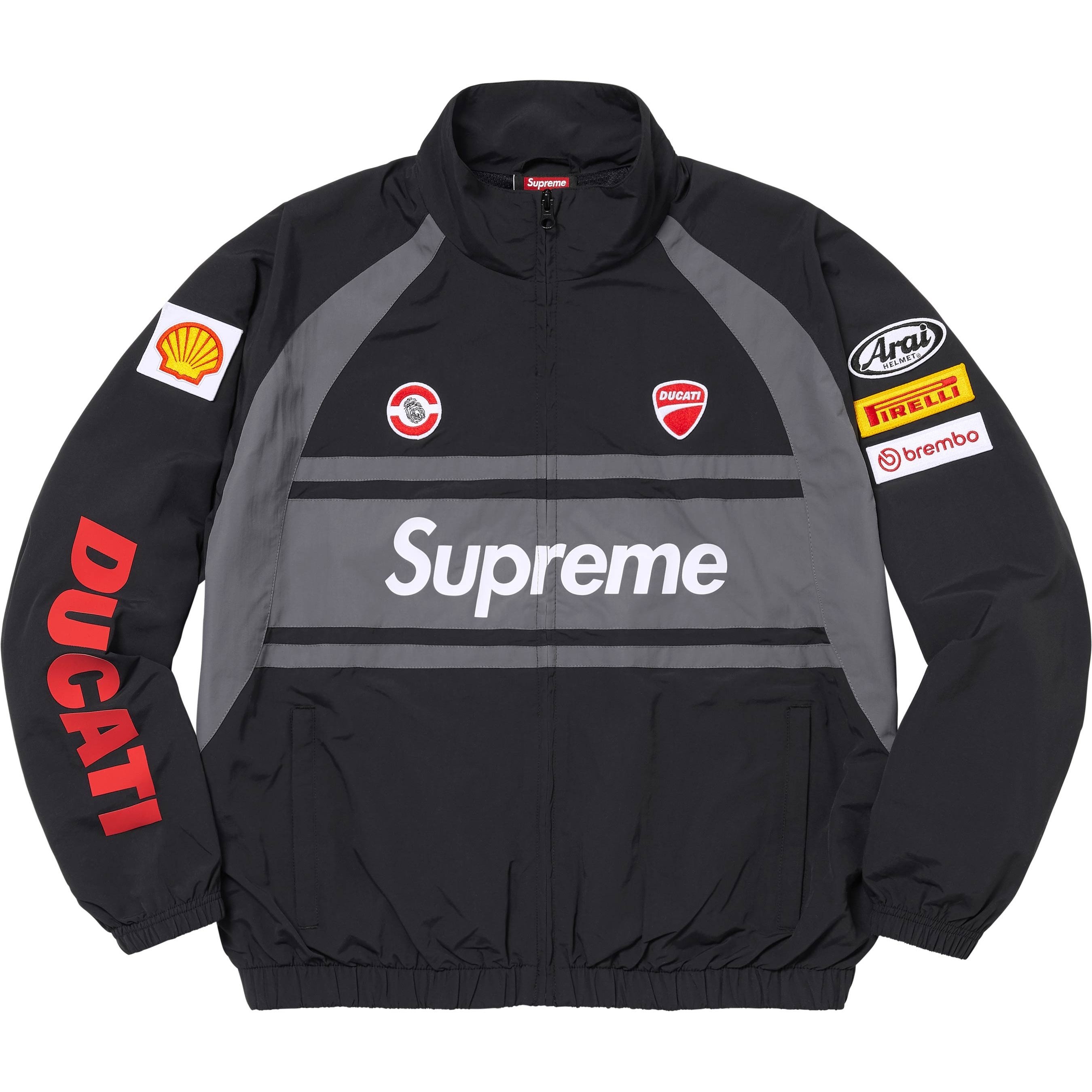 Supreme Supreme Ducati Track Jacket (SS24) - Black - $248