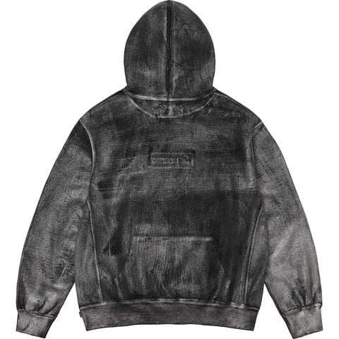 Supreme Supreme®/MM6 Maison Margiela Foil Box Logo Hooded Sweatshirt - Black